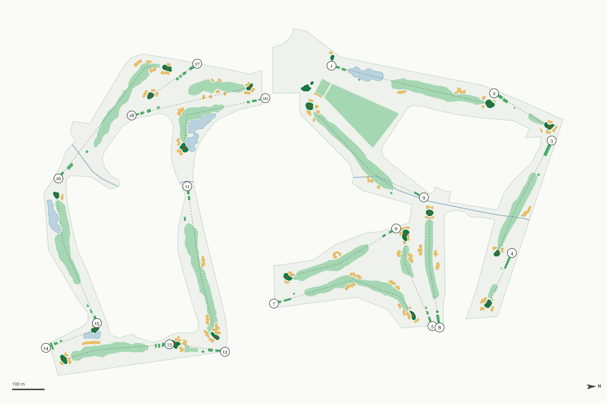 Map of Alta Vista Country Club