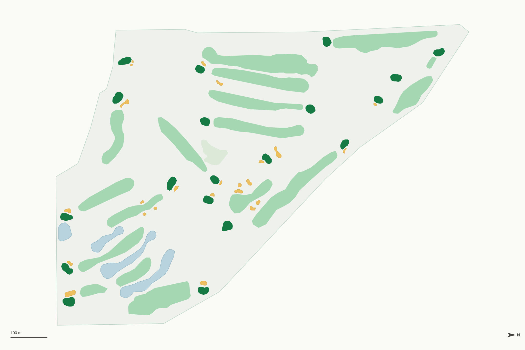 Map of Dinaland Golf Course