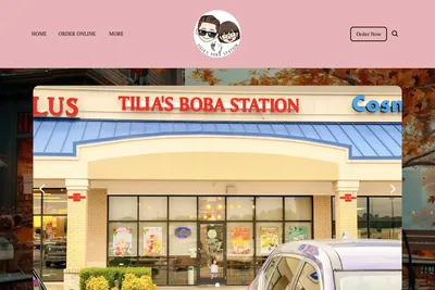 TILIA'S BOBA STATION website homepage