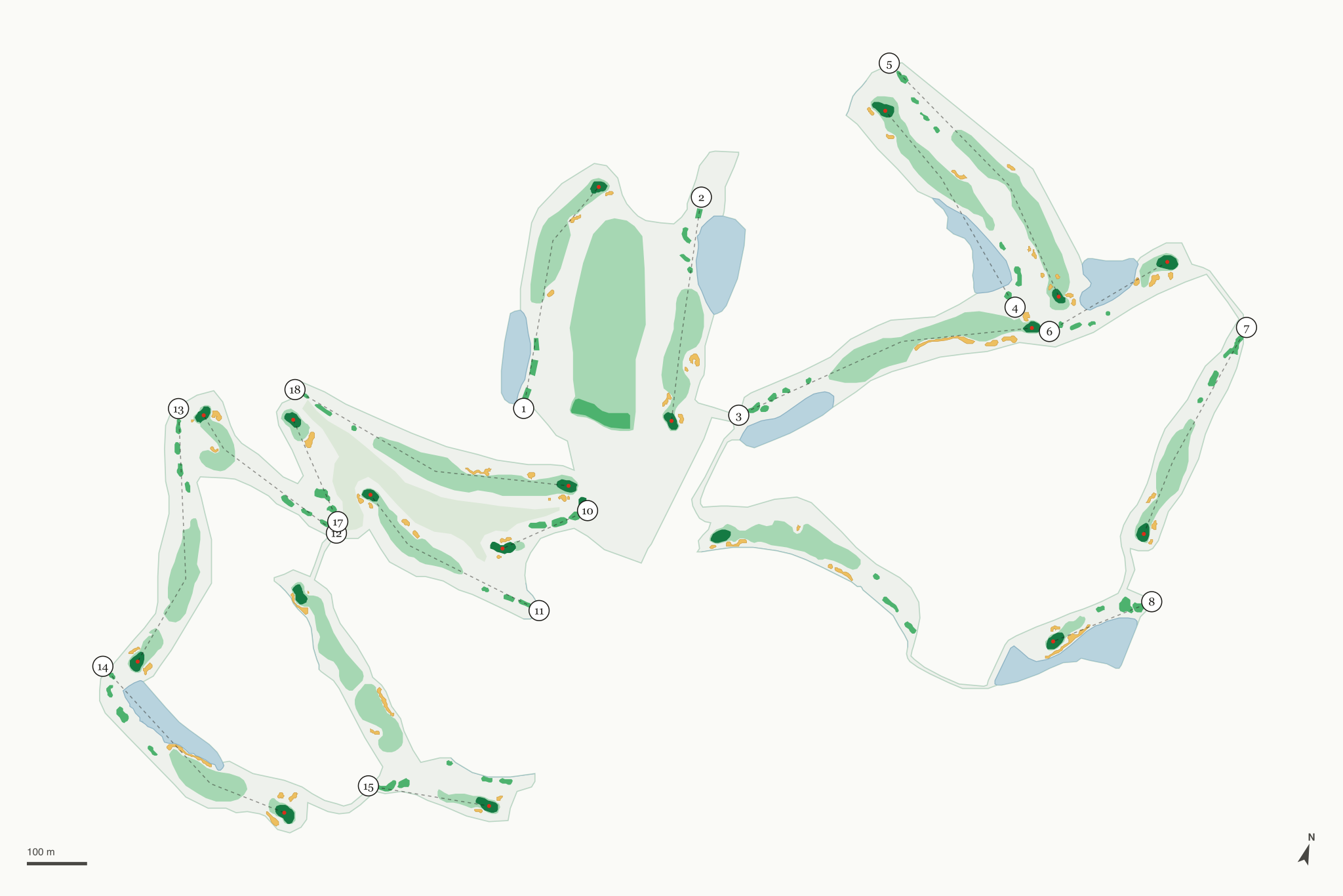 Map of Fleming Island Golf Club