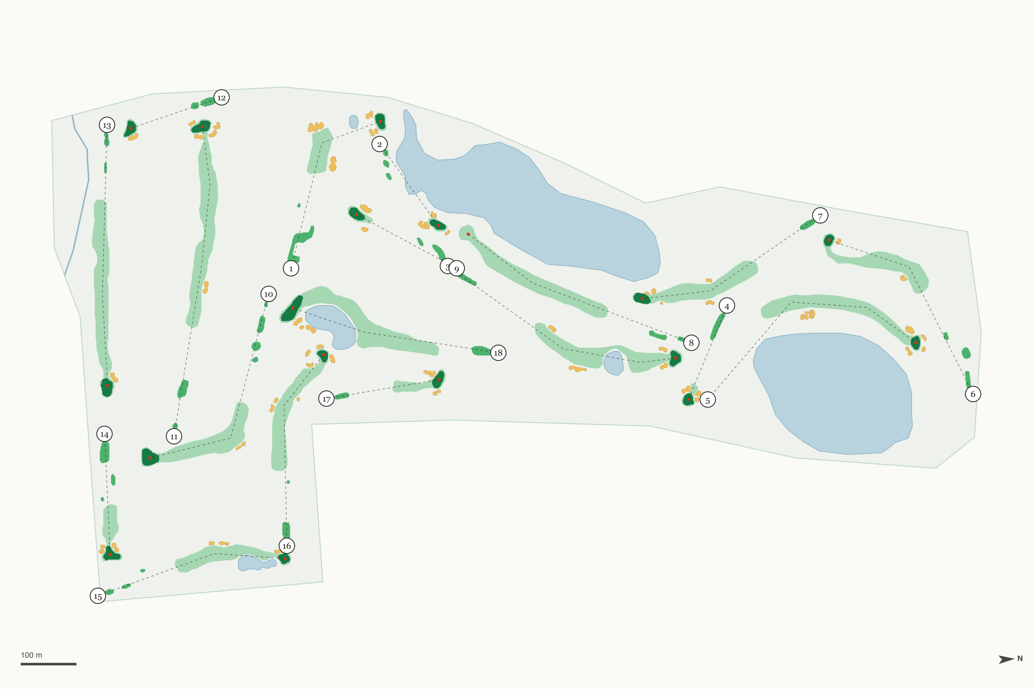 Map of Loon Golf Resort
