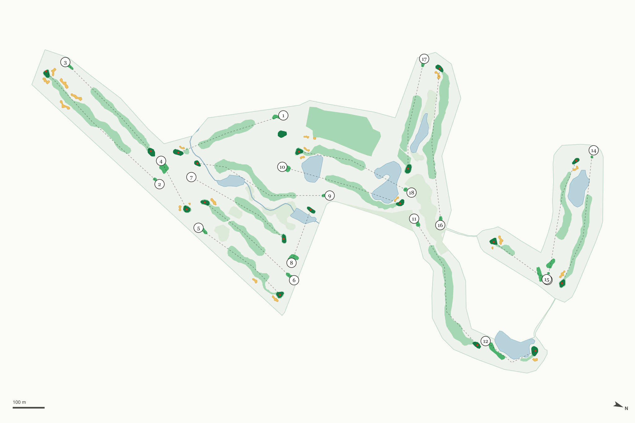 Map of Piper Glen Golf & Social Club