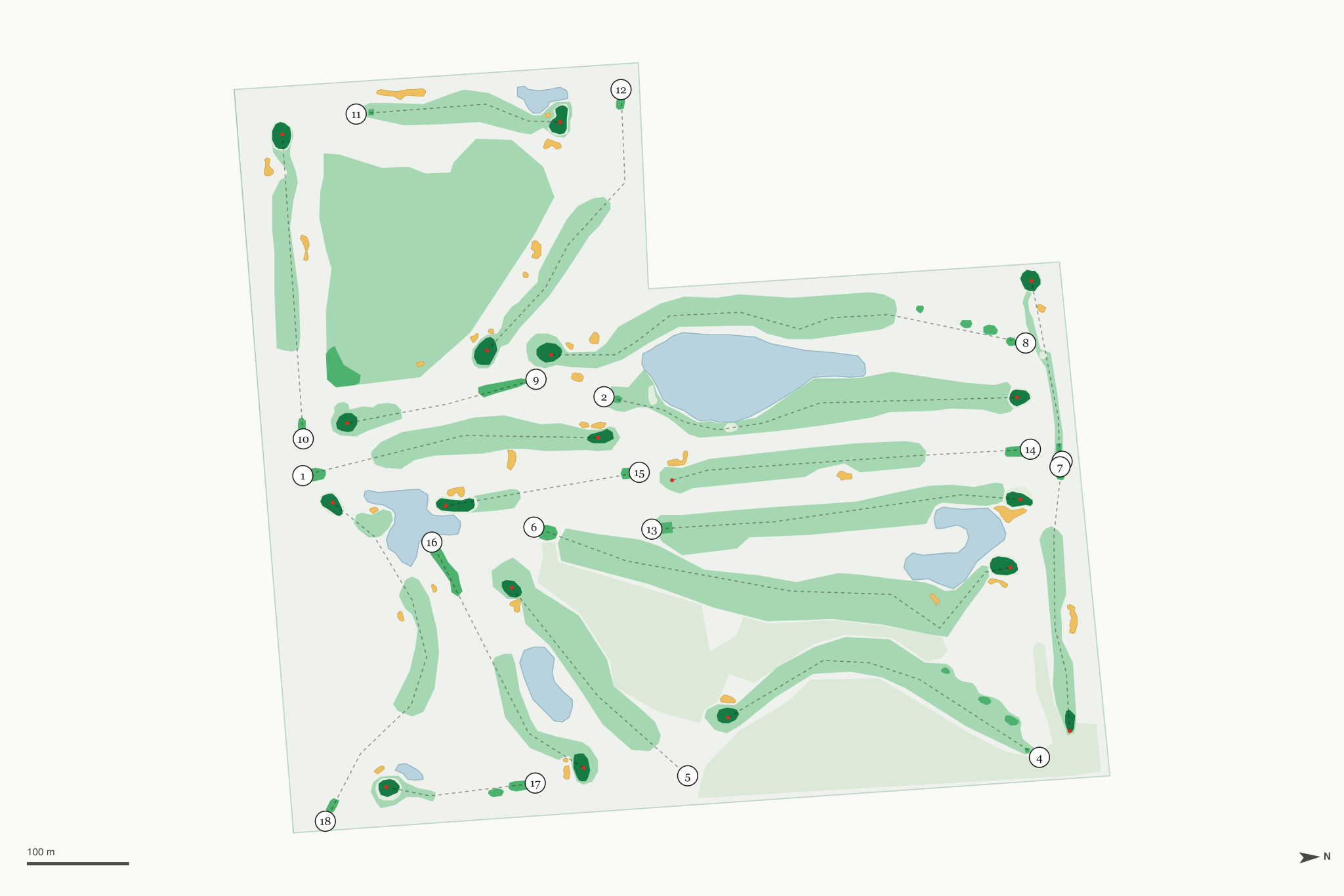 Map of Scenic Golf & Country Club