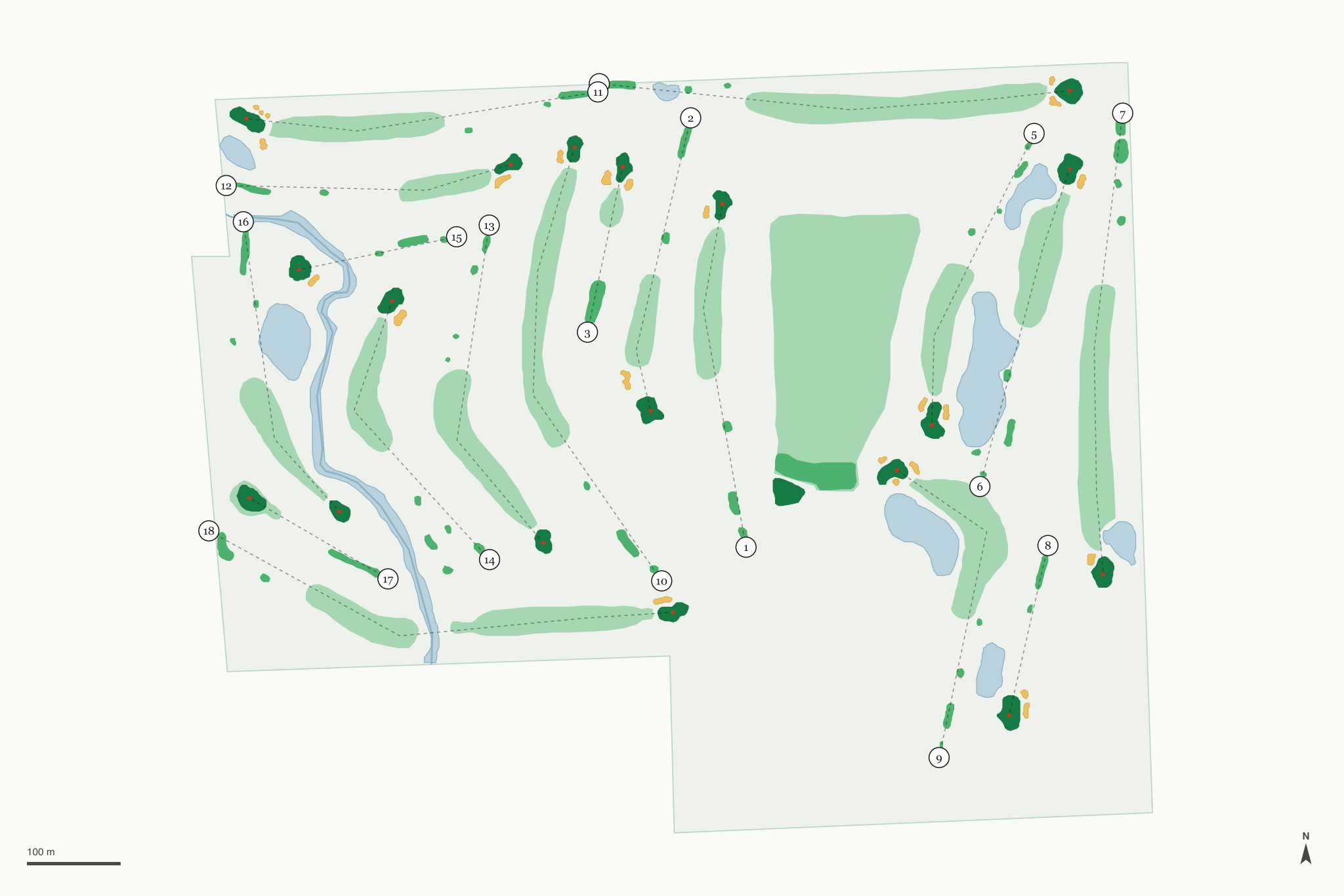 Map of Cracklewood Golf Club