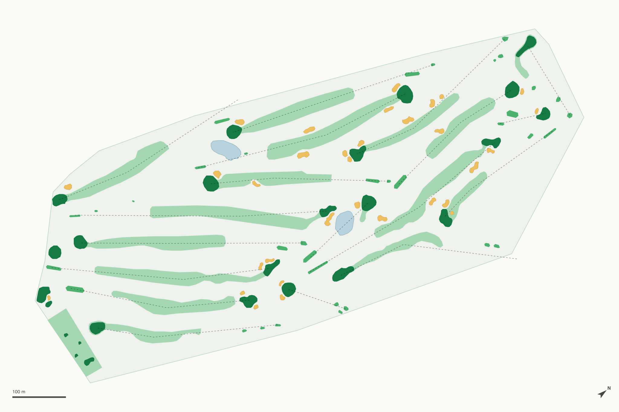 Map of Palisade Golf Course
