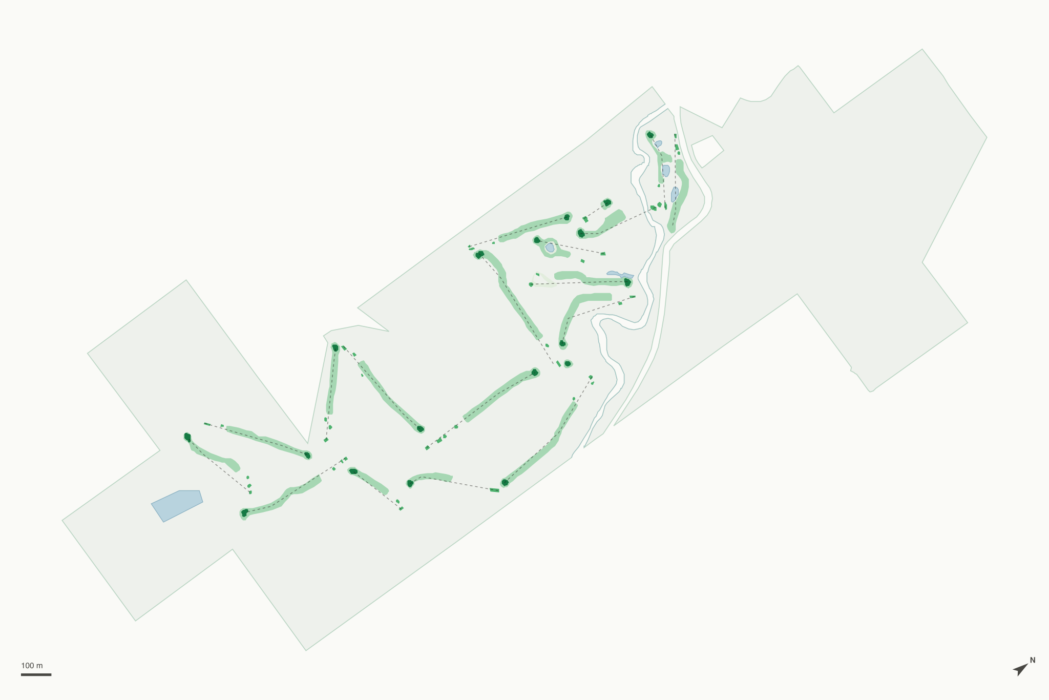 Map of Pinewood Golf Club