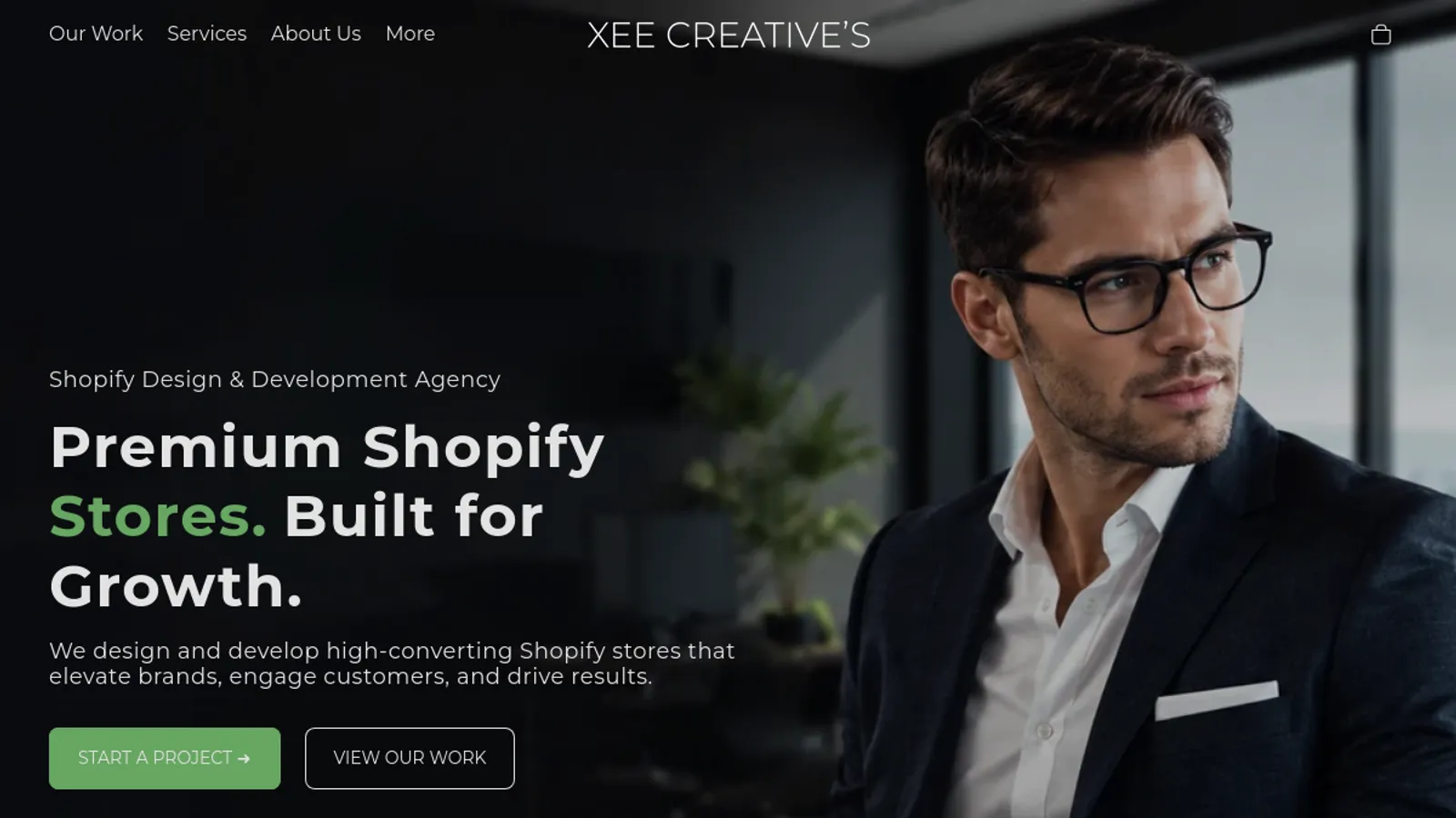 Screenshot of the XEE CREATIVE'S® - Your Trusted Partner for Higher Conversions | Store Redesigns, Migrations, New Store Development, Dropshipping Solutions, Custom Themes & SEO homepage
