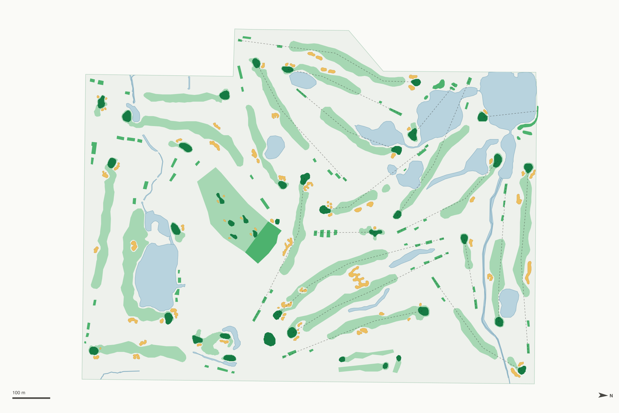 Map of Walnut Creek Country Club