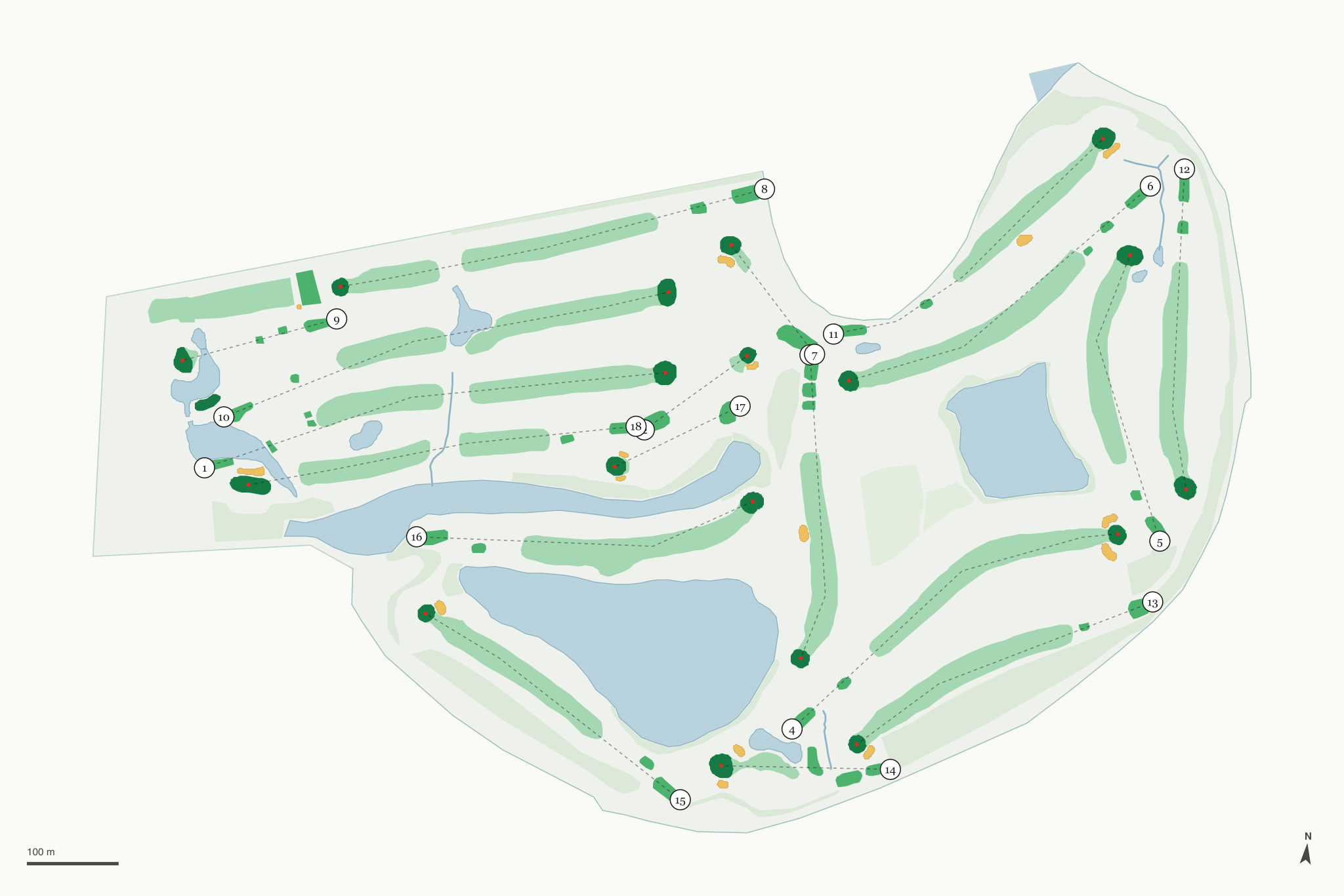 Map of Port Huron Elks Golf Club