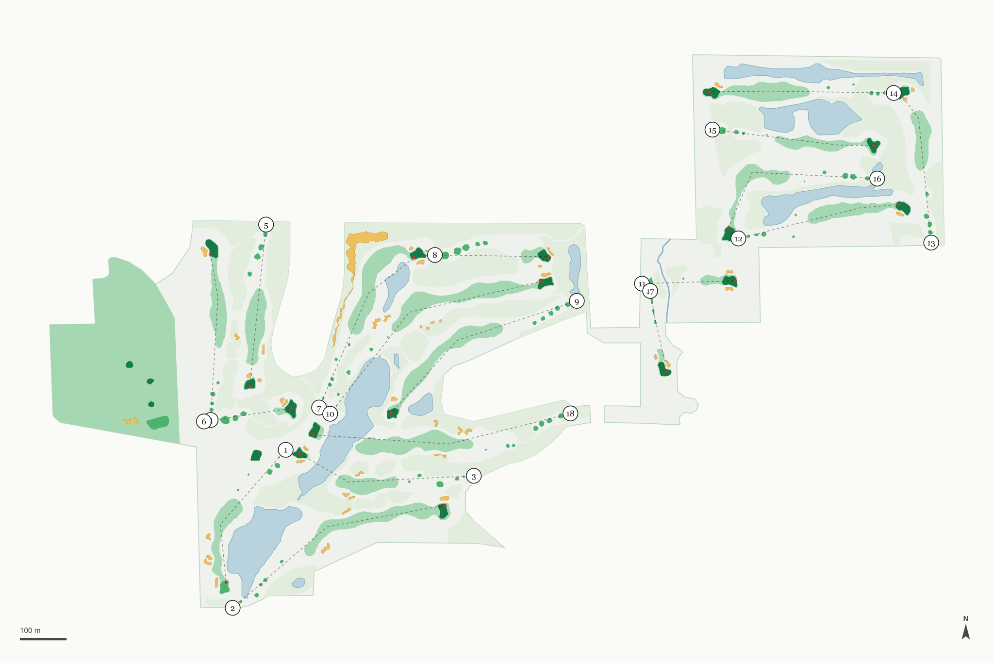Map of Territory Golf Club