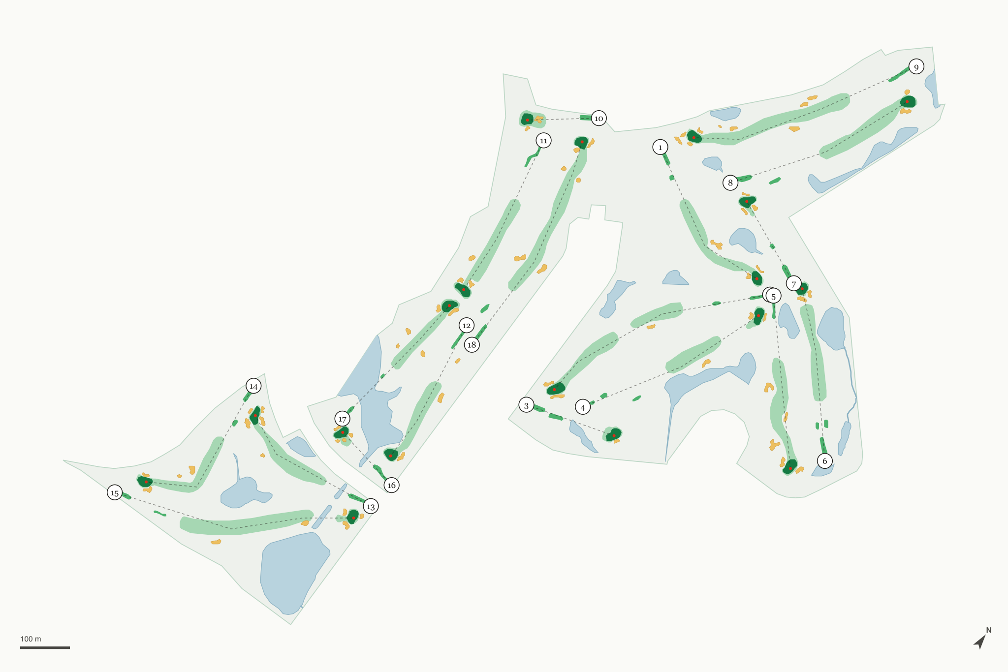 Map of The Saints at Port St. Lucie Golf Course