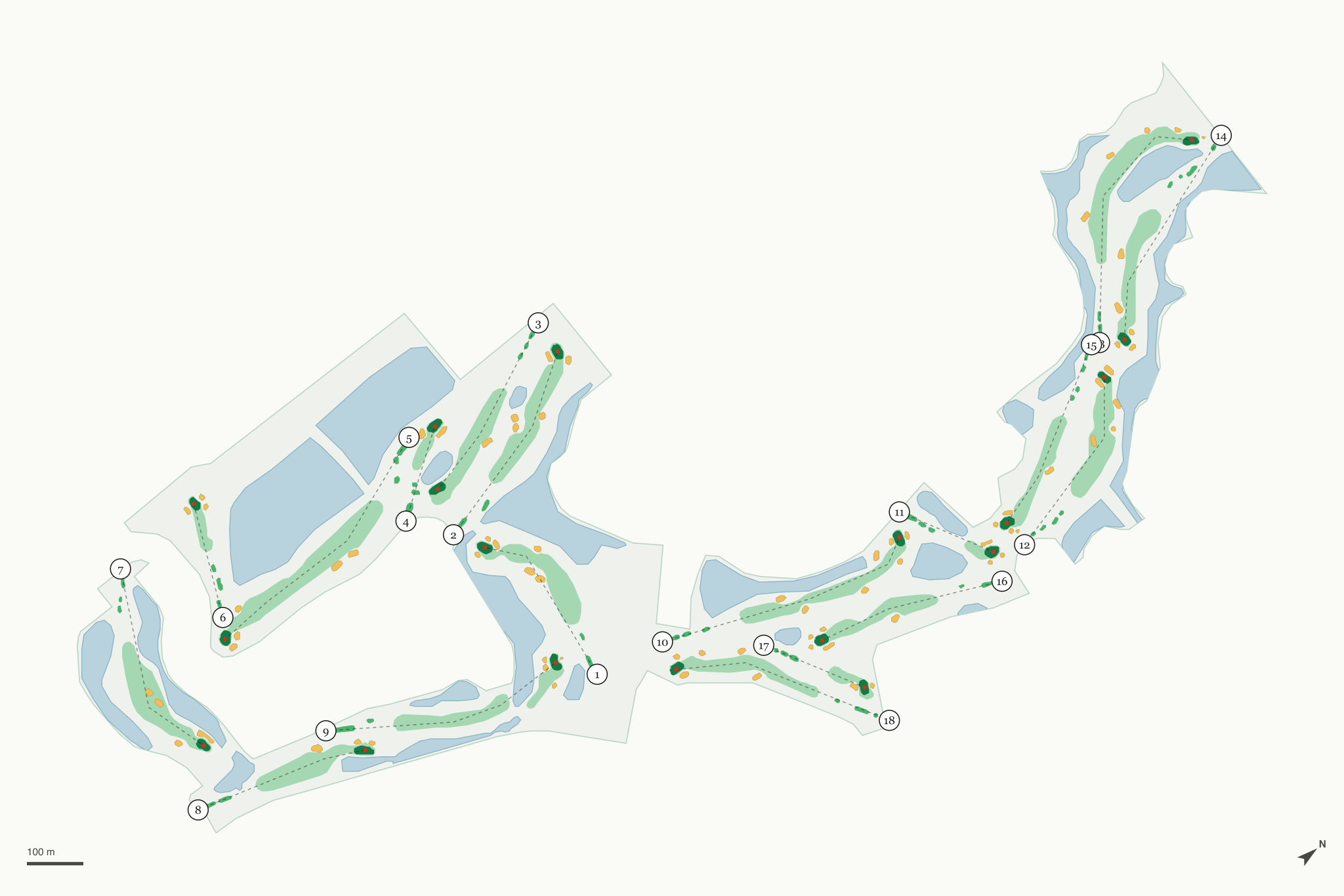 Map of Jacaranda West Country Club