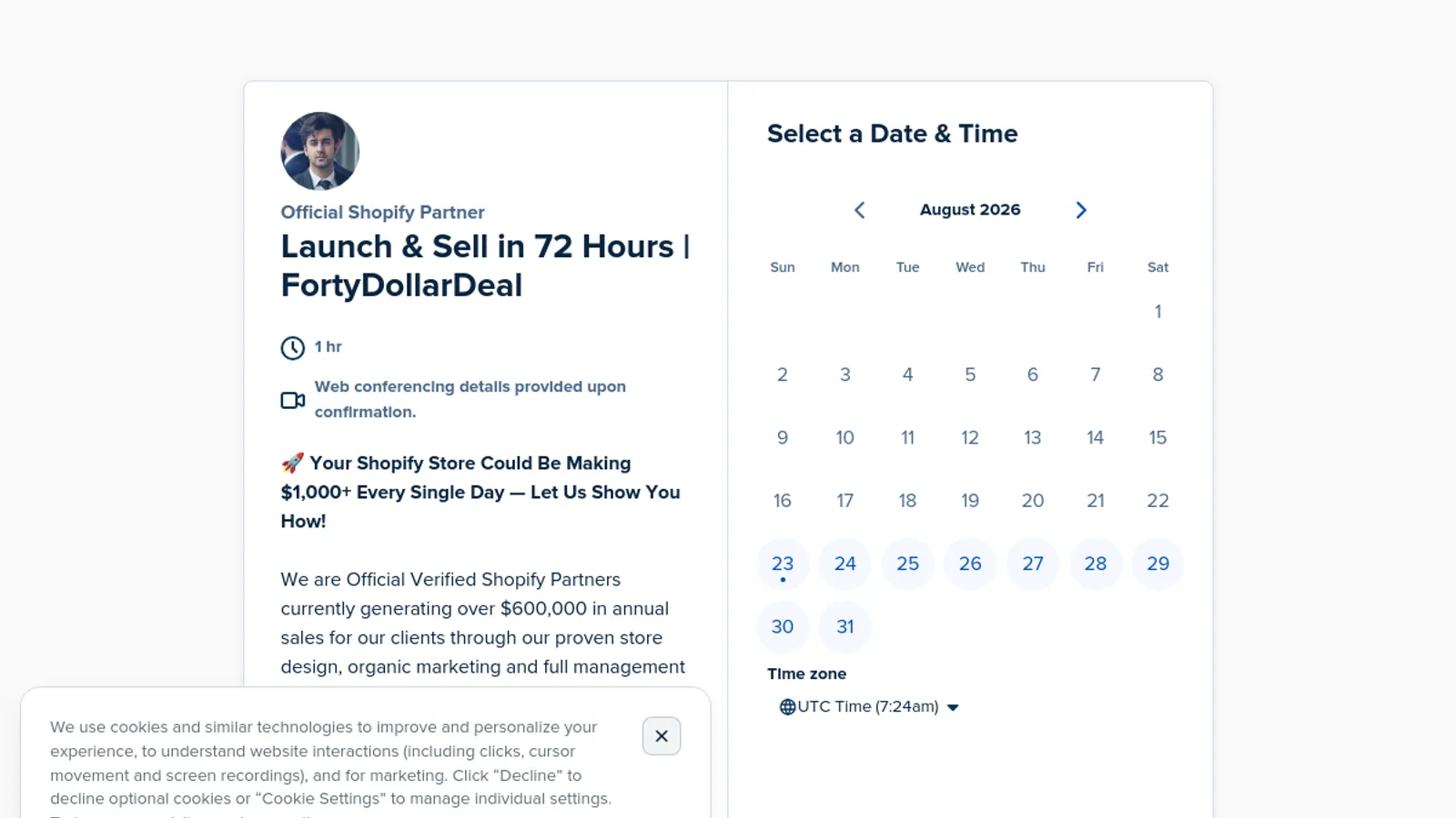 Screenshot of the FORTYDOLLARDEAL®| Your Partner In Boosting your store’s conversion by 70% in 7 days ⭐ Store Redesign, ⭐Migration, ⭐New Store Development, ⭐Dropshipping Solutions, ⭐UI/UX Development ⭐ Custom themes & SEO homepage