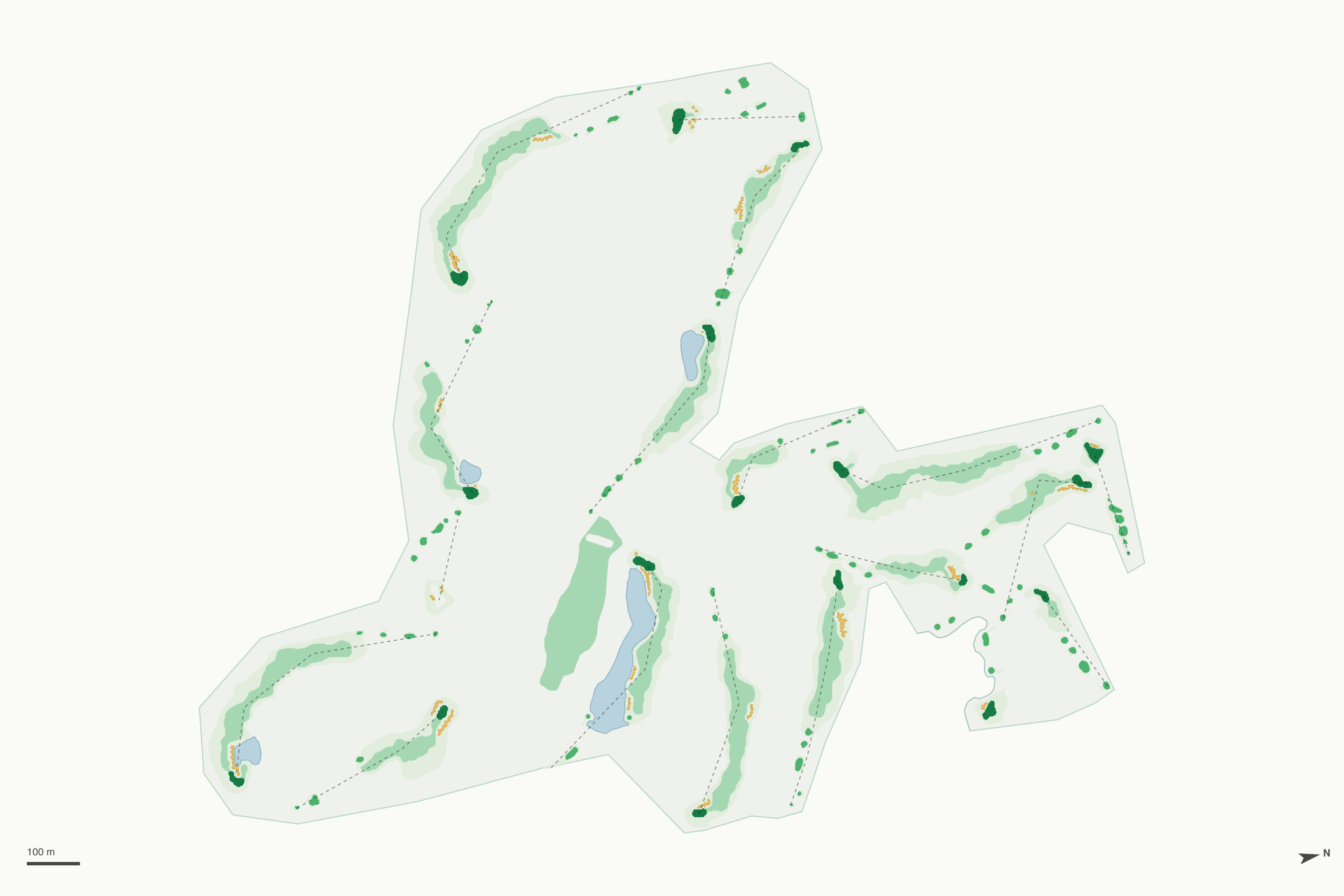 Map of Tullymore Golf Resort