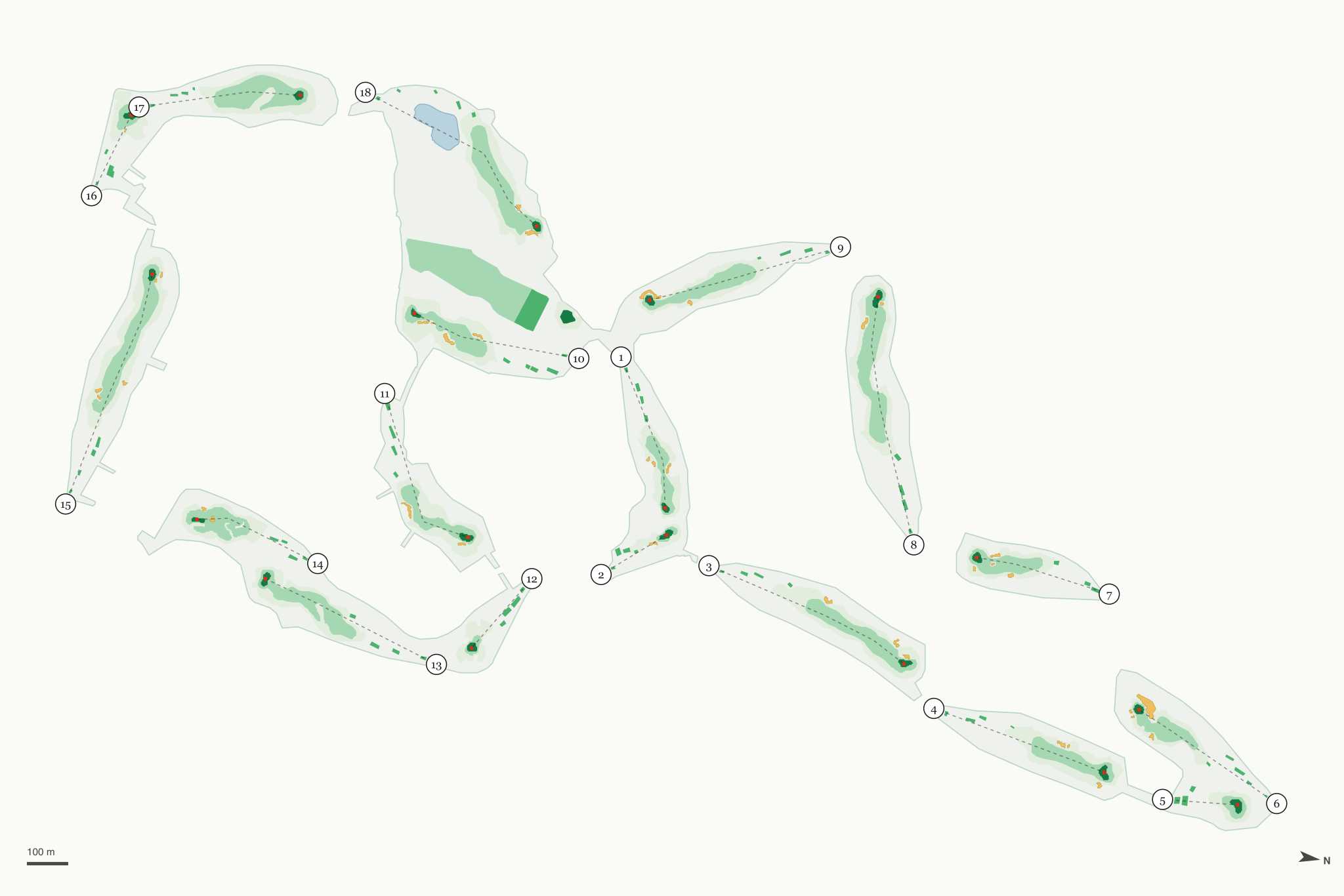 Map of Victory Course at Verrado