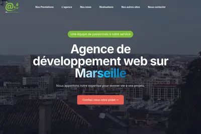 Screenshot of the AL Consulting homepage