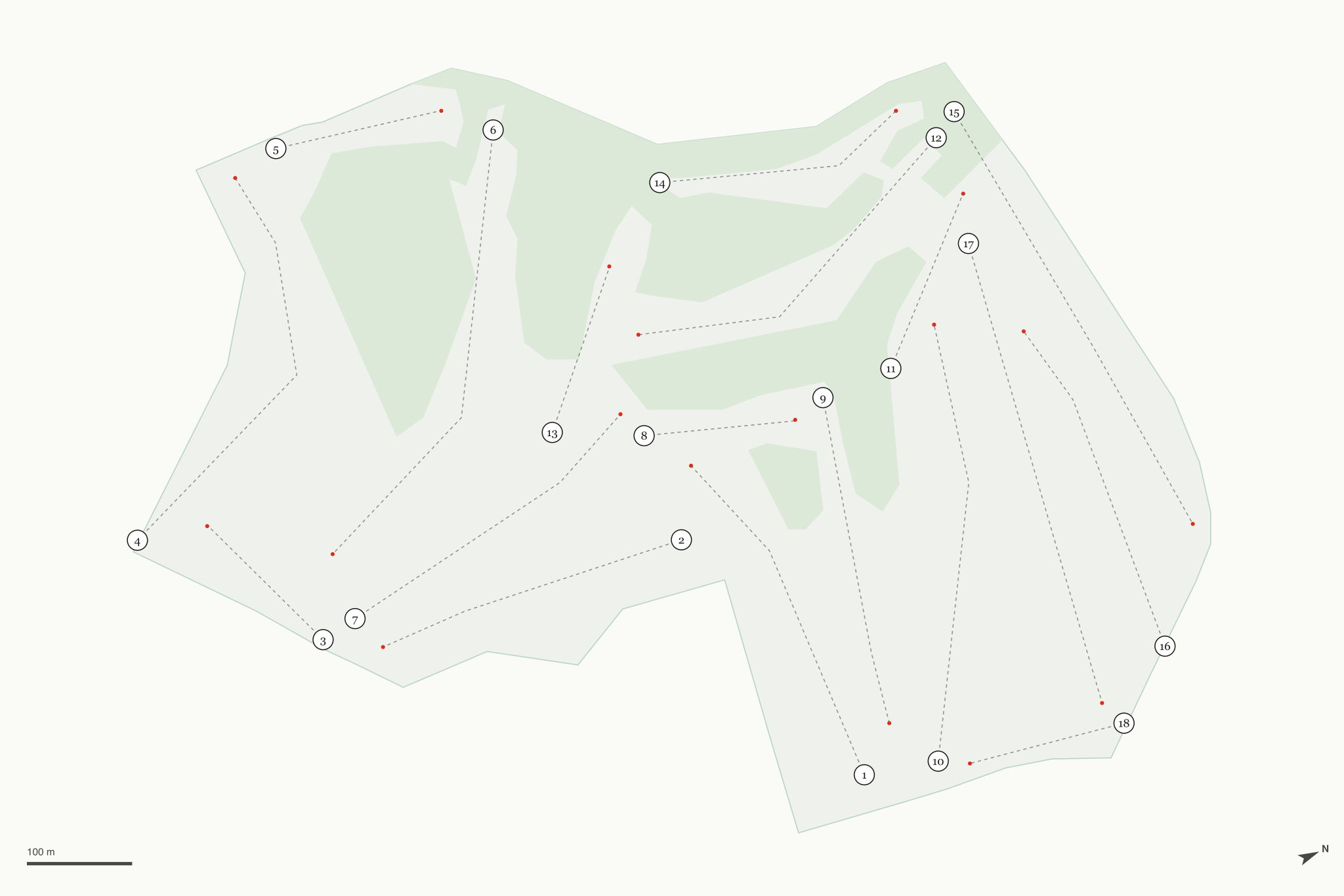 Map of Hocking Hills Golf Club