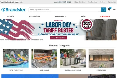 Screenshot of the Brandster, Inc. homepage