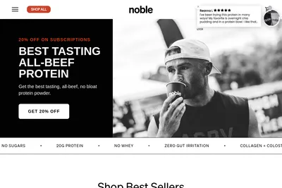 Screenshot of the EcommRAZ homepage