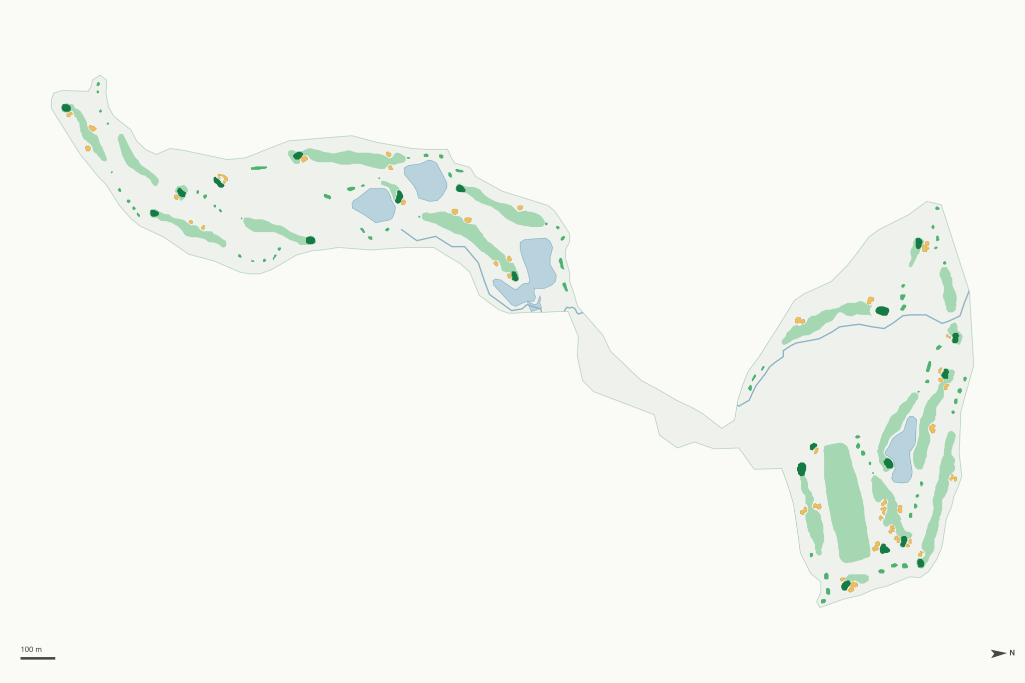 Map of Granby Ranch Golf Course