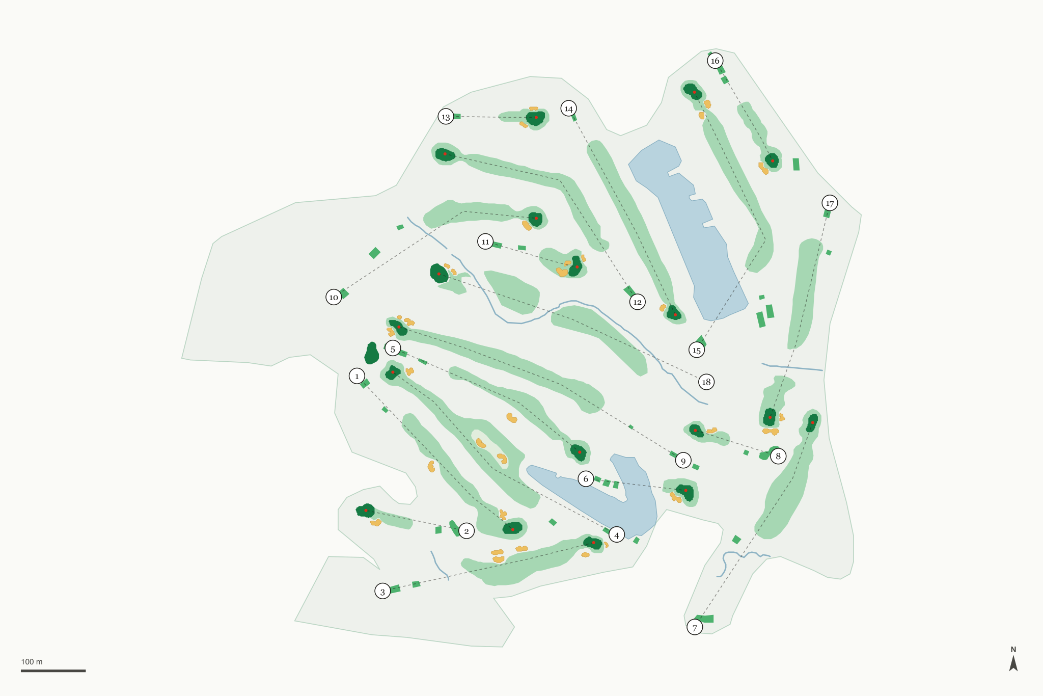 Map of Cape Girardeau Country Club