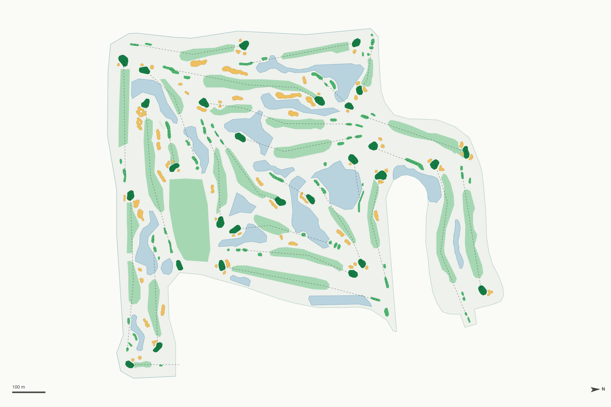 Map of Cocoa Beach Country Club