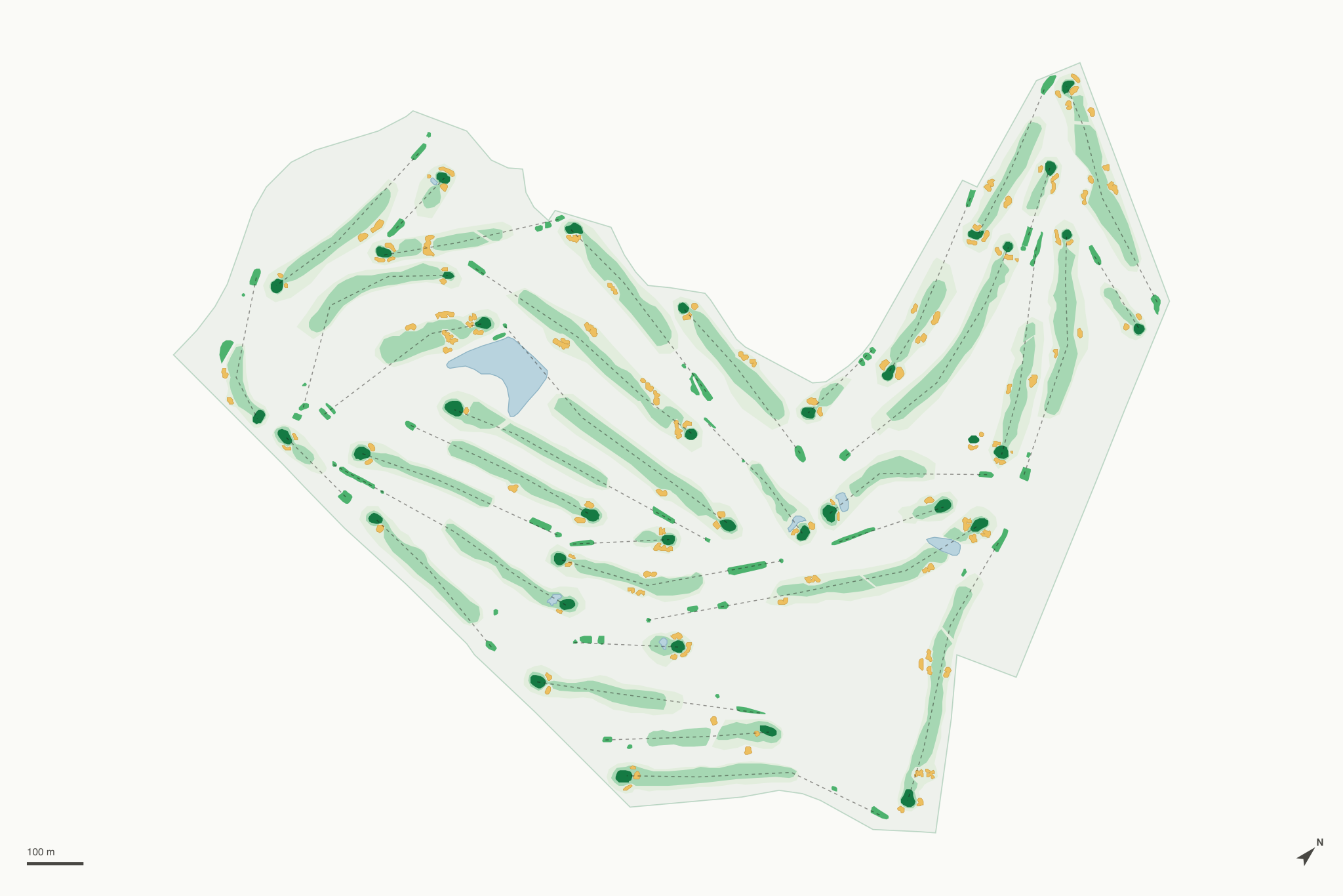 Map of Los Serranos Country Club