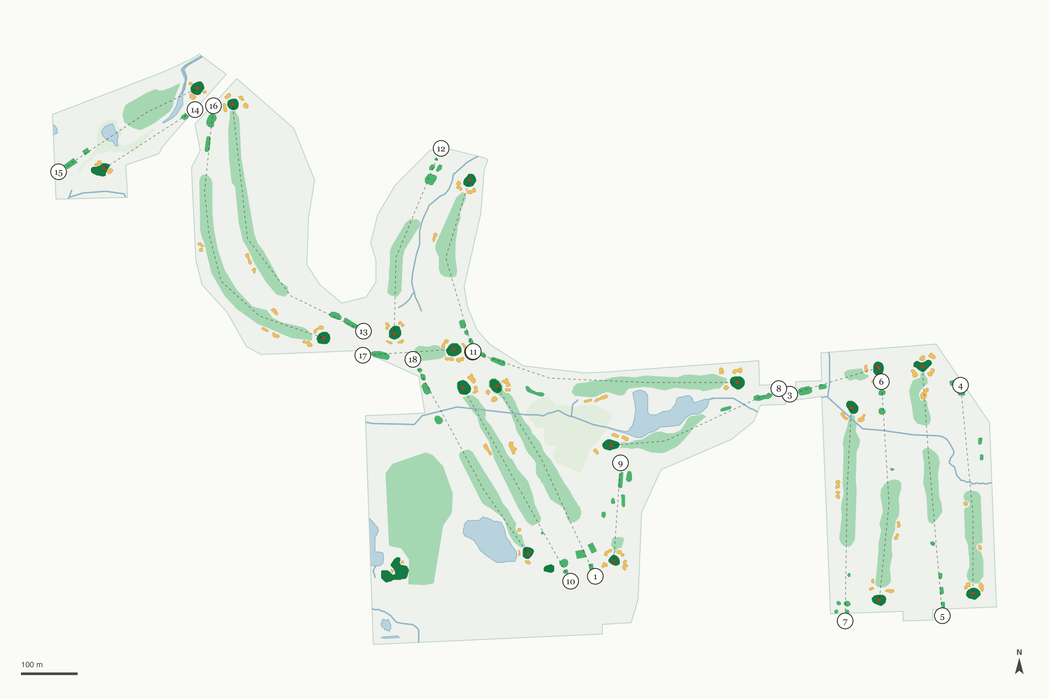 Map of Shenandoah Country Club