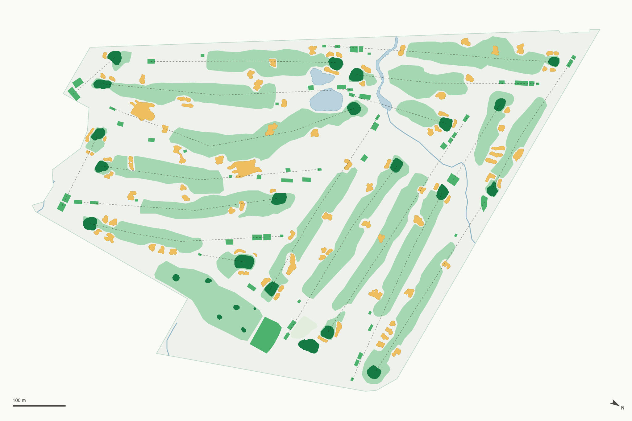 Map of Lake Shore Country Club