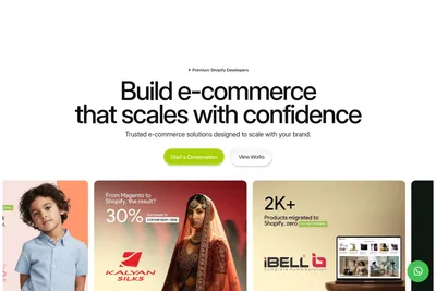 Screenshot of the Mayday Internet homepage