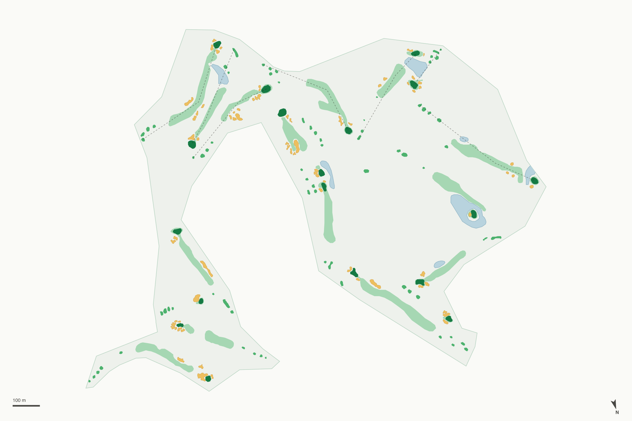 Map of The Monument Golf Course