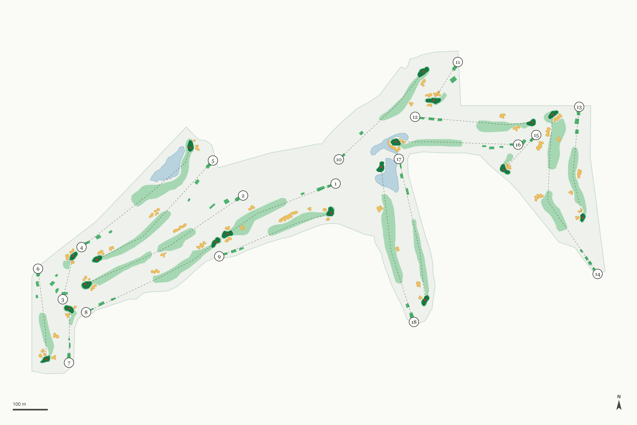 Map of Westridge Golf Club