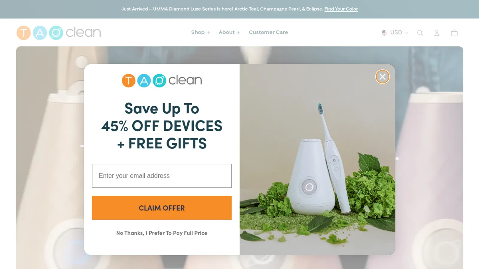 Screenshot of the twopointoh homepage