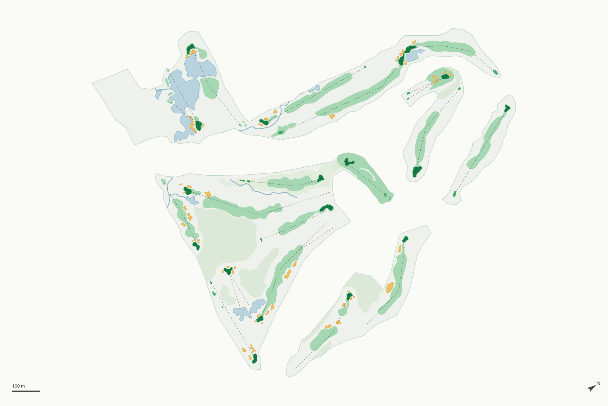 Map of Bear Creek Country Club