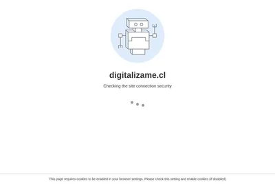 Screenshot of the Digitalízame homepage