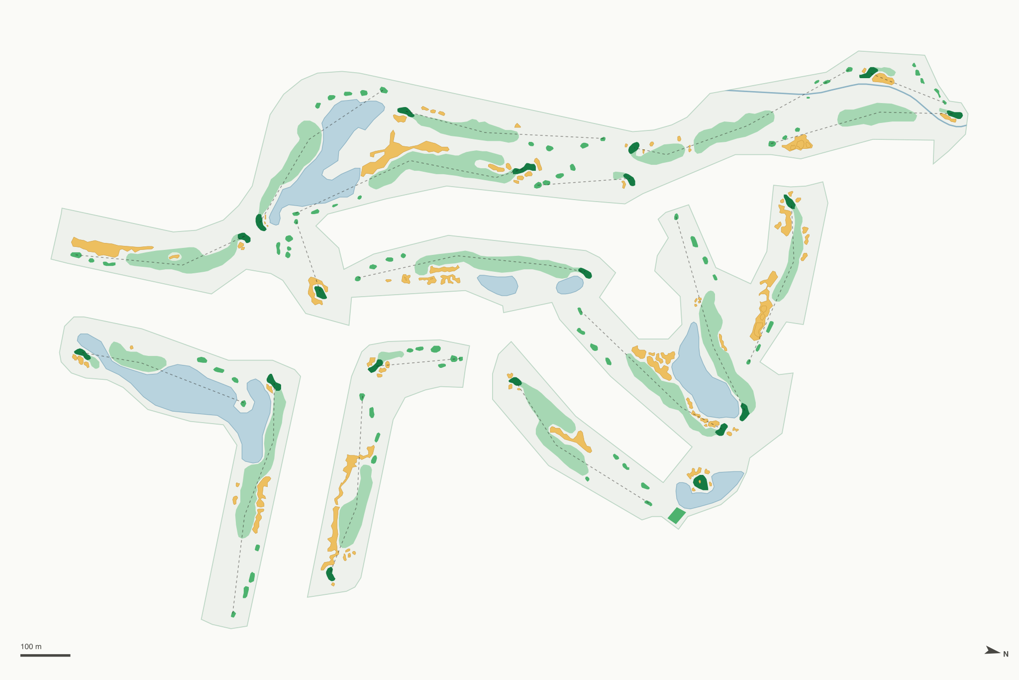 Map of PGA WEST Jack Nicklaus Private Course