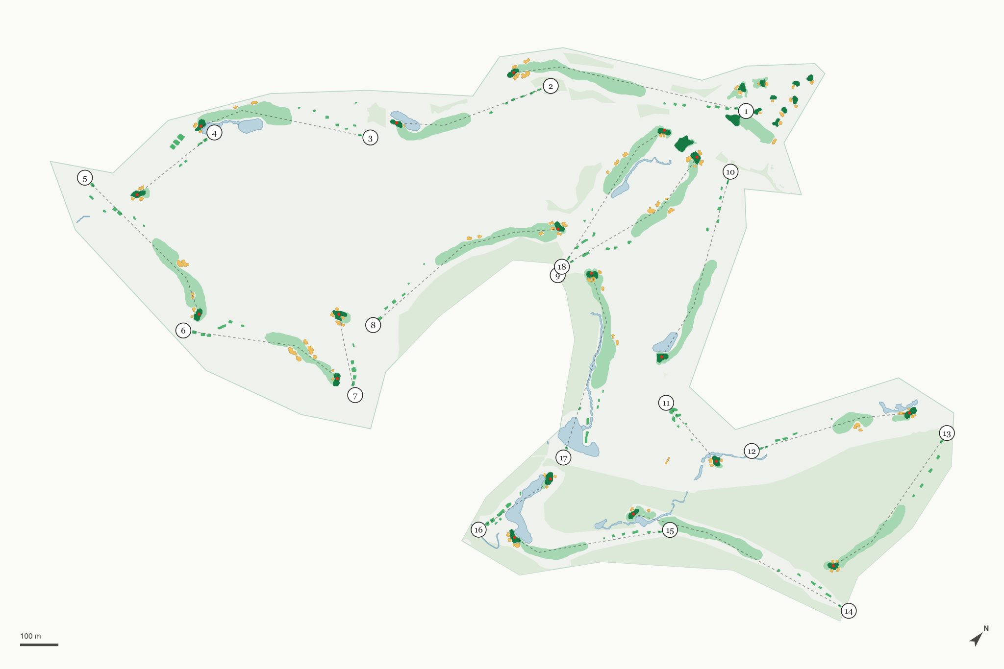 Map of Castle Pines Golf Club