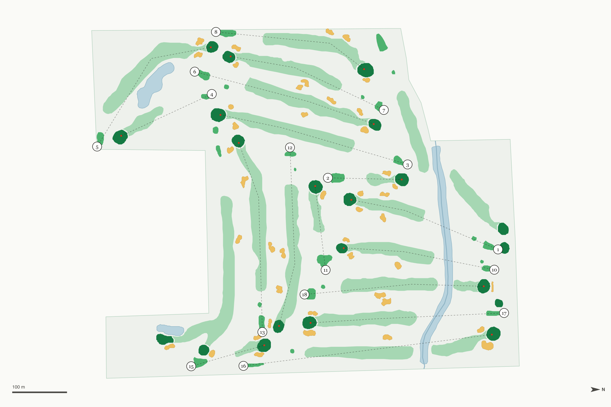 Map of Plum Brook Golf Club