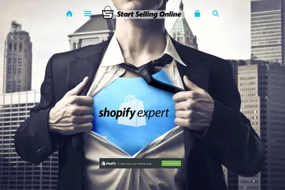 Screenshot of the Start Selling Online homepage