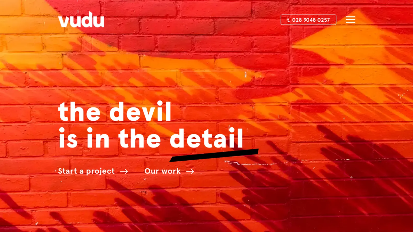 Screenshot of the Vudu Digital homepage