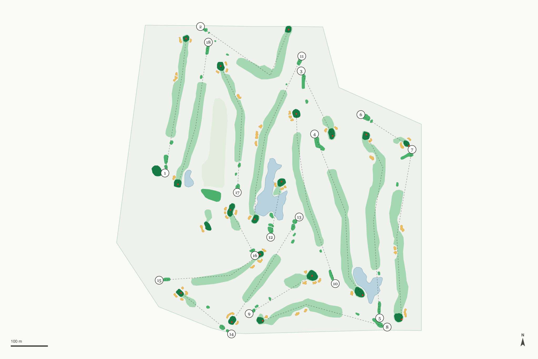 Map of Mankato Golf Club