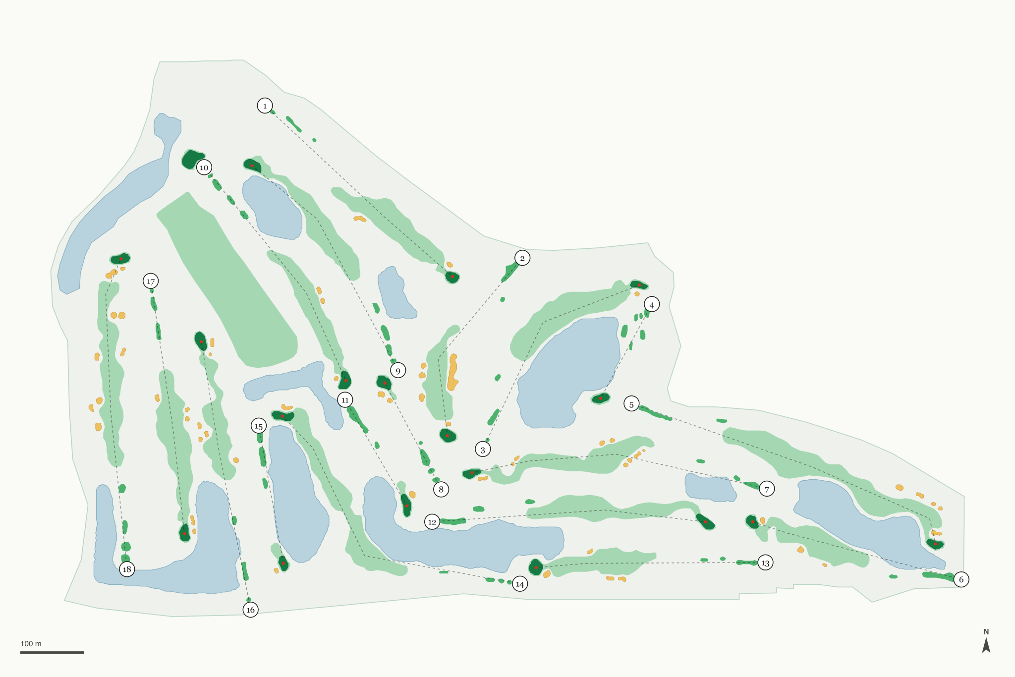 Map of Maumee Bay State Park Golf Course