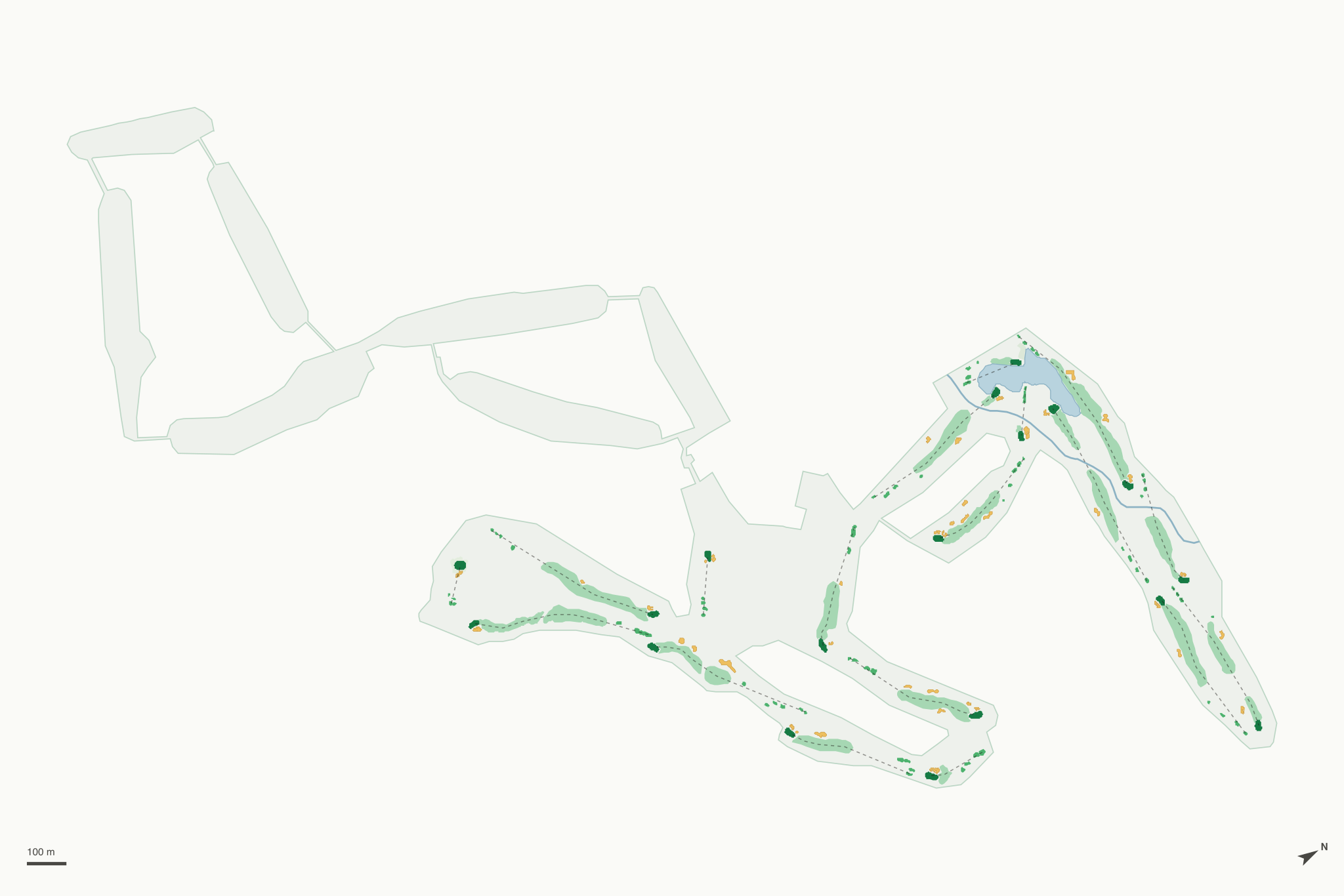 Map of Rancho del Sol Golf Club