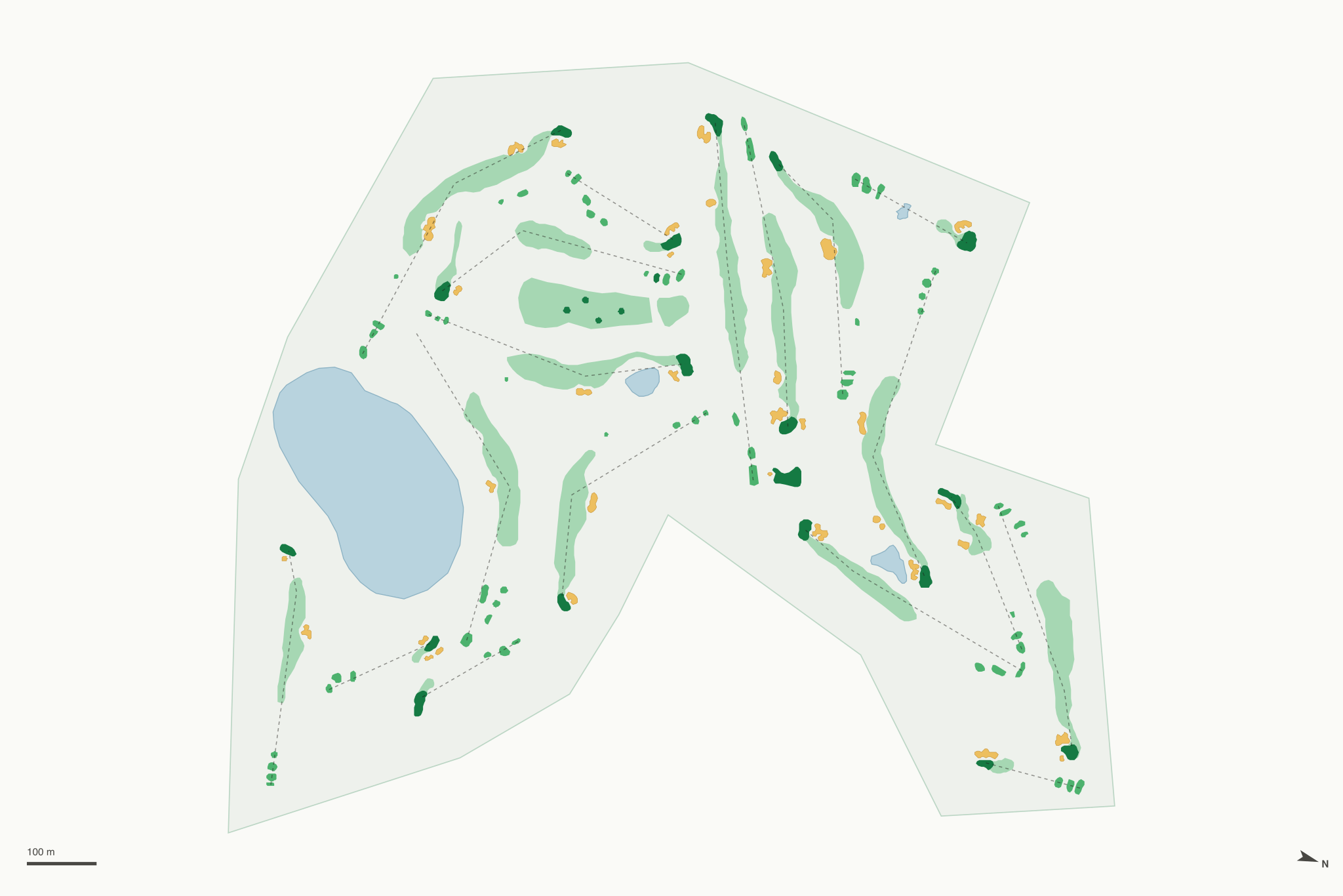 Map of Golden Eagle Golf Club