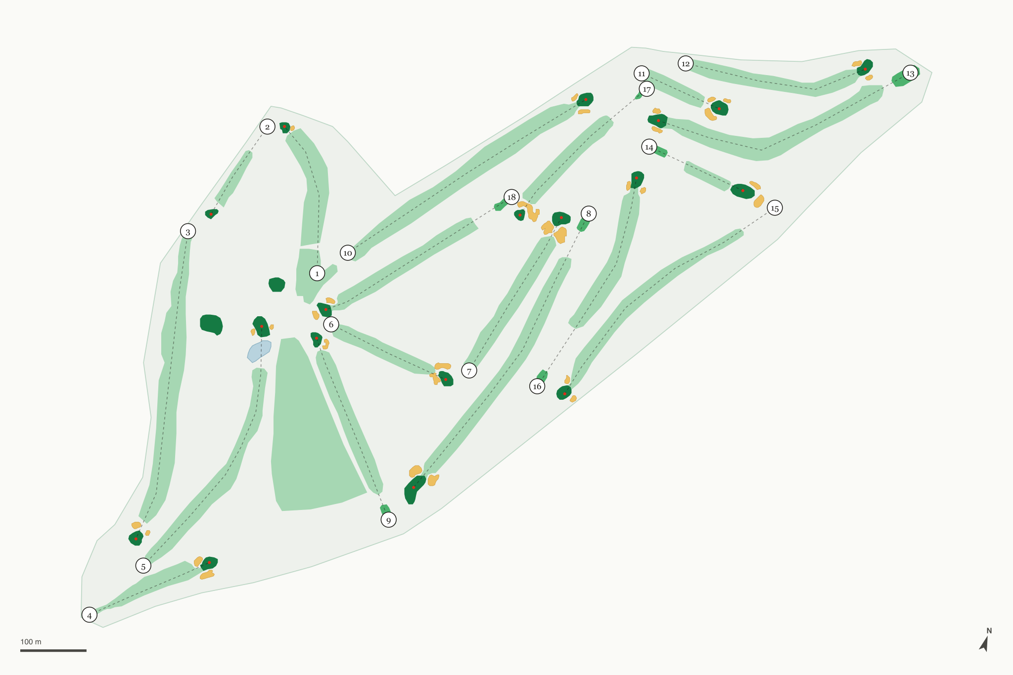 Map of Riverview Golf Club