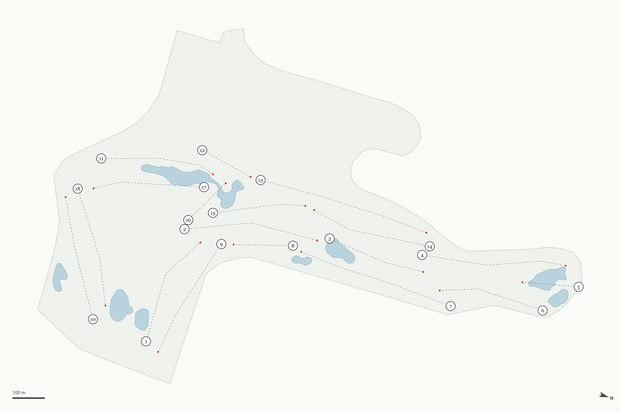 Map of Coral Ridge Country Club