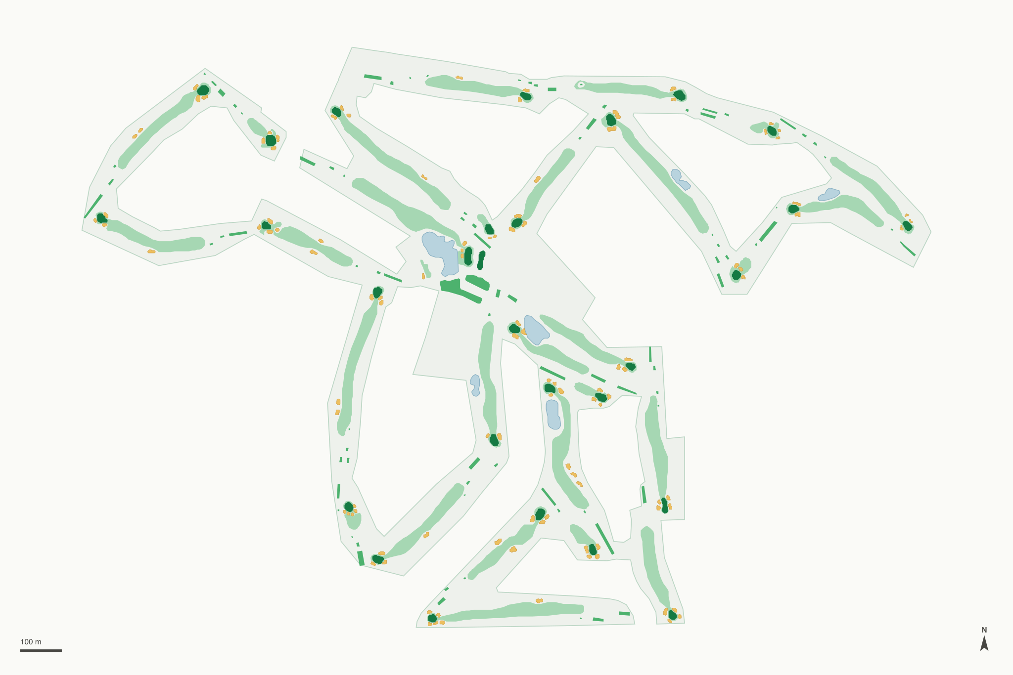 Map of Bermuda Dunes Country Club