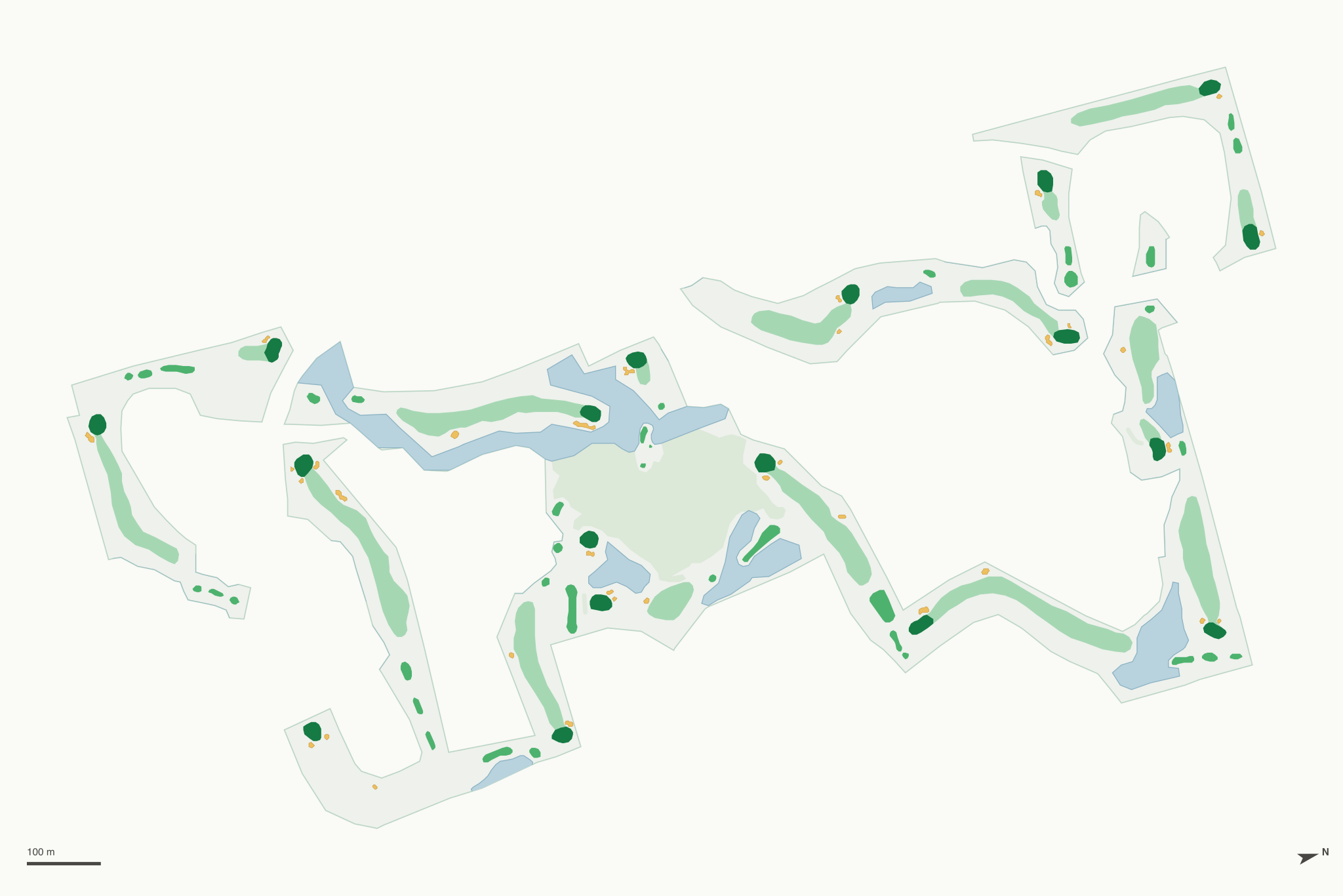 Map of Glen Eagle Golf and Country Club