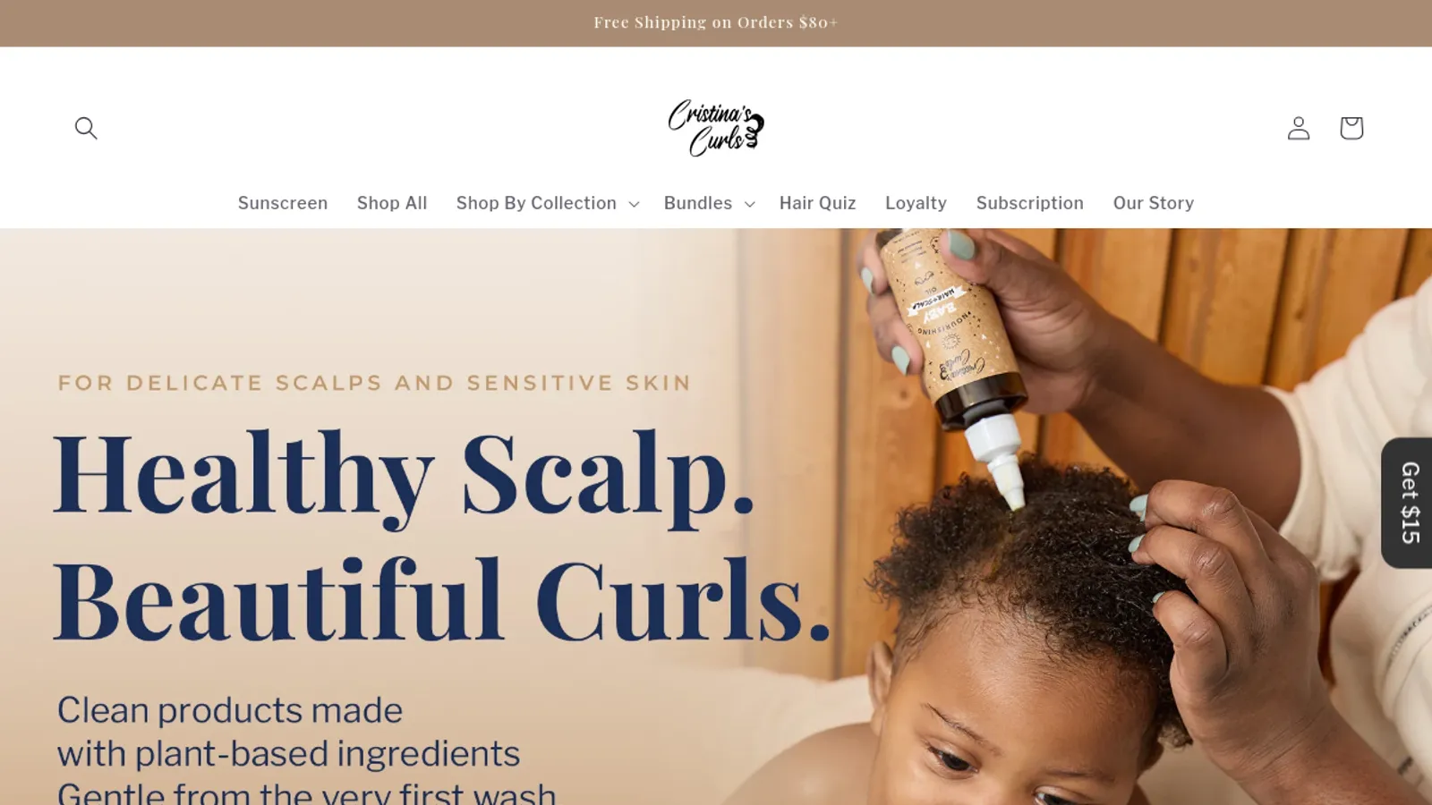 Screenshot of the ShopGoals Studio homepage