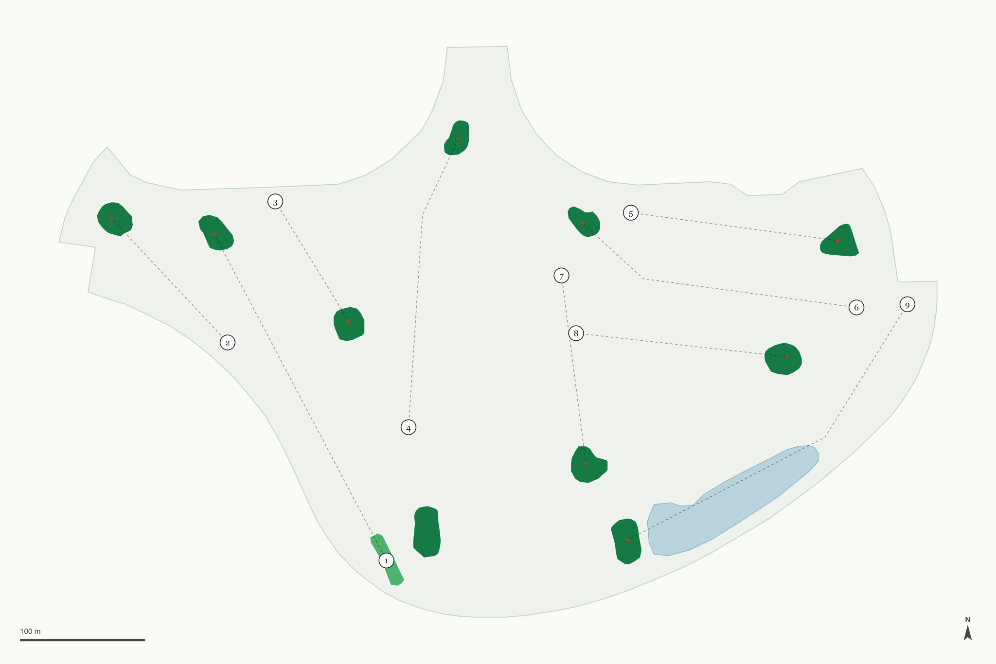 Map of Desert Mirage Golf Course